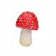 Simulated mushroom model toy landscaping
