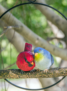 景观树脂园林仿真铁圈户外摆件