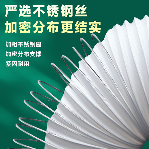 移动空调通用型排风管排气管伸缩管延长管加厚钢丝加长排热管风管 - 图0