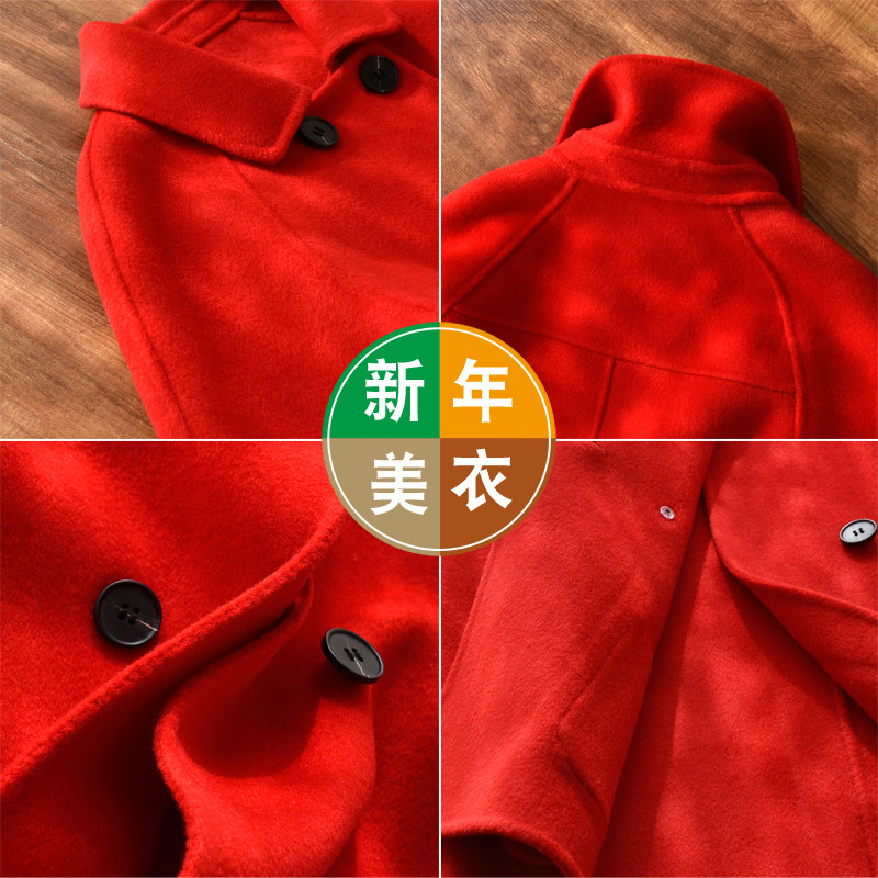 【清仓特惠】女童毛呢外套儿童纯羊毛呢大衣秋冬款保暖双面呢童装,淘宝优惠券,粉丝福利购,淘宝优惠卷