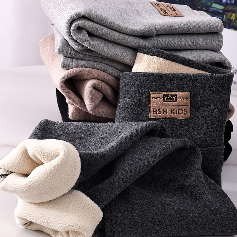 女童打底裤加绒加厚冬季棉裤儿童一体绒外穿保暖裤大童黑色紧身裤,淘宝优惠券,粉丝福利购,淘宝优惠卷