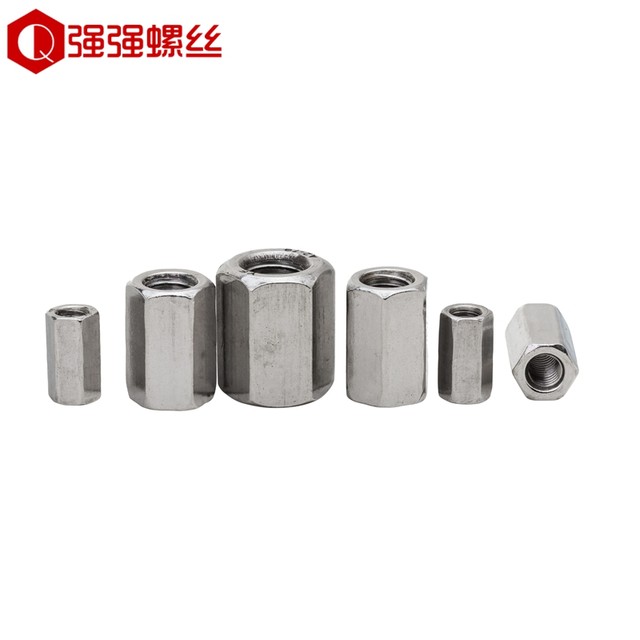 304 stainless steel welded hex nut joint nut thickened lengthened link nut M6M8M10M12M16