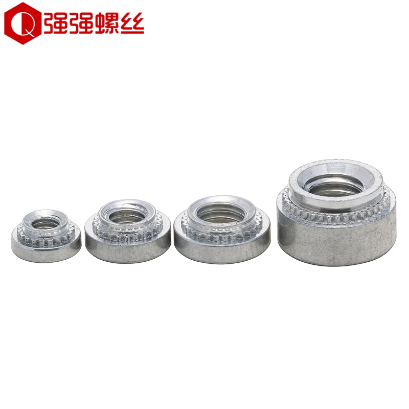 铝制压铆螺母钣金冲压卯螺帽CLA-M2M2.5M3M4M5M6M8M10-0/1/2 - 图1