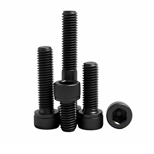 12.9级内六角螺丝高强度杯头内六角圆柱头螺钉M2M3M4M5M6M8-M24 - 图0