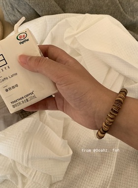 大理古道 复古民族风椰壳手链 波西米亚设计感情侣闺蜜个性手串