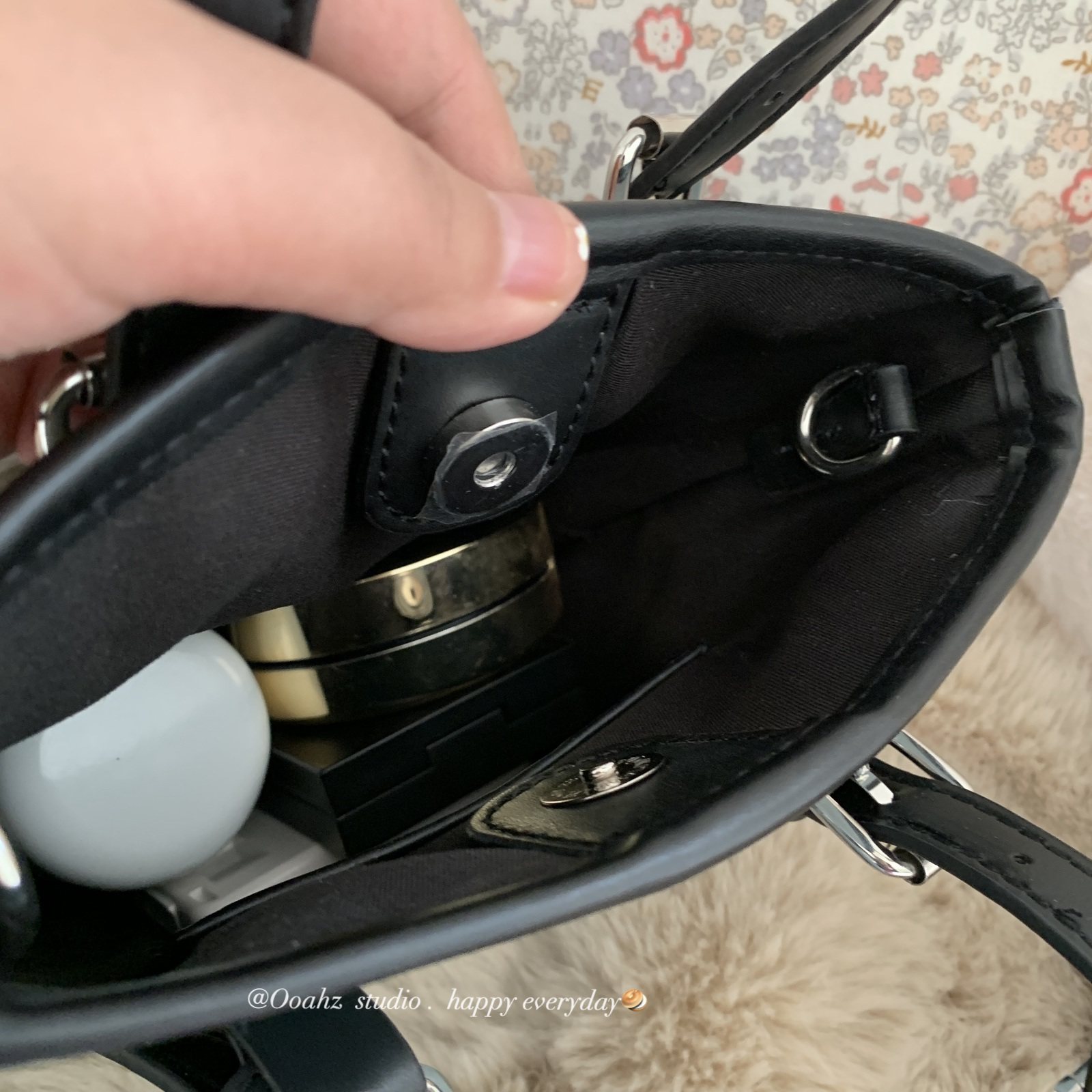 小水桶~"baby蓝"秋冬复古手提单肩包包女韩国款百搭拼色ins斜跨包,淘宝优惠券,粉丝福利购,淘宝优惠卷