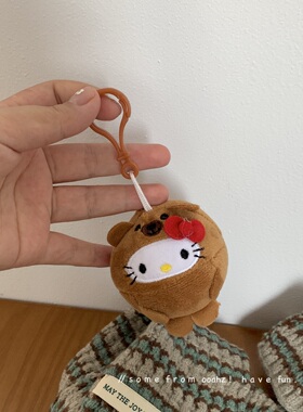 kitty包包挂件毛绒公仔玩偶挂饰