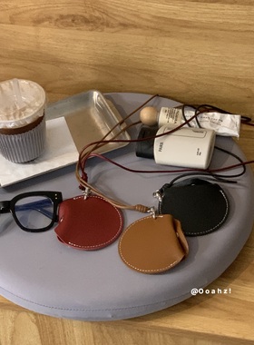 长款皮质耳机包项链挂件