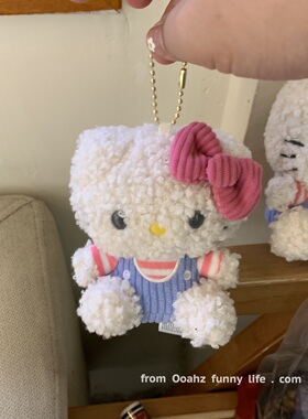 kitty周边包包挂件毛绒公仔玩偶