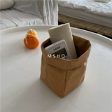 Кожаная сумка для хранения, щетка, система хранения, настольная корзина для хранения