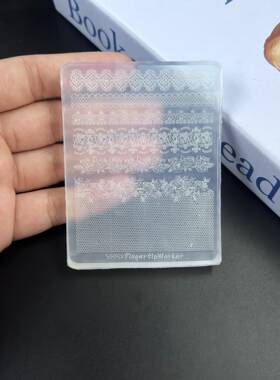 新款网红同款立体圣诞雪花美甲