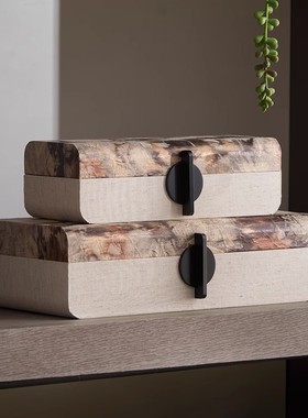 生活馆宋式美学混搭风茶室空间茶柜茶叶盒茶具茶壶装饰品摆件陈列