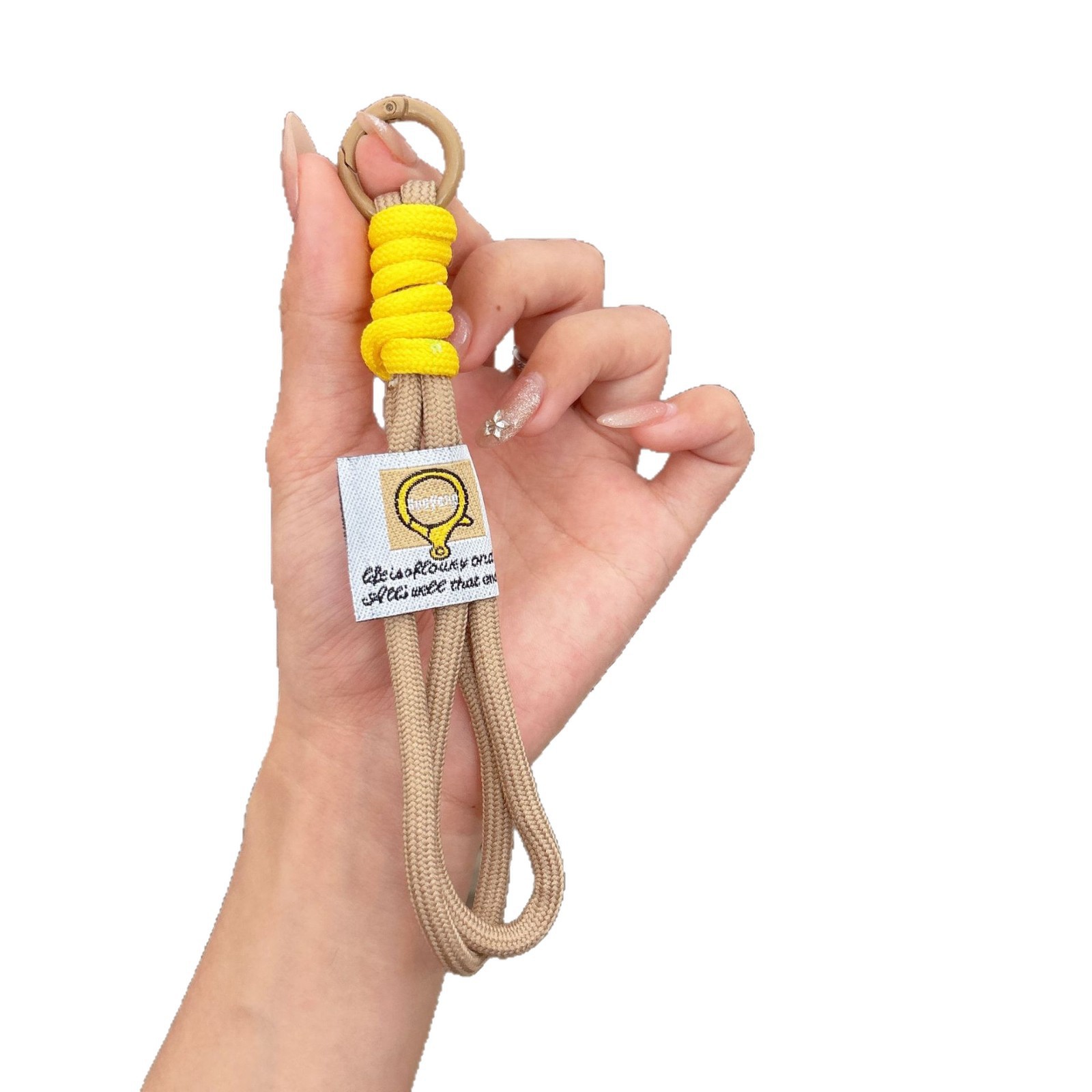 Spot mobile phone lanyard braided lanyard wrist rope new water cup fan short rope anti-lost kettle speaker rope wholesale