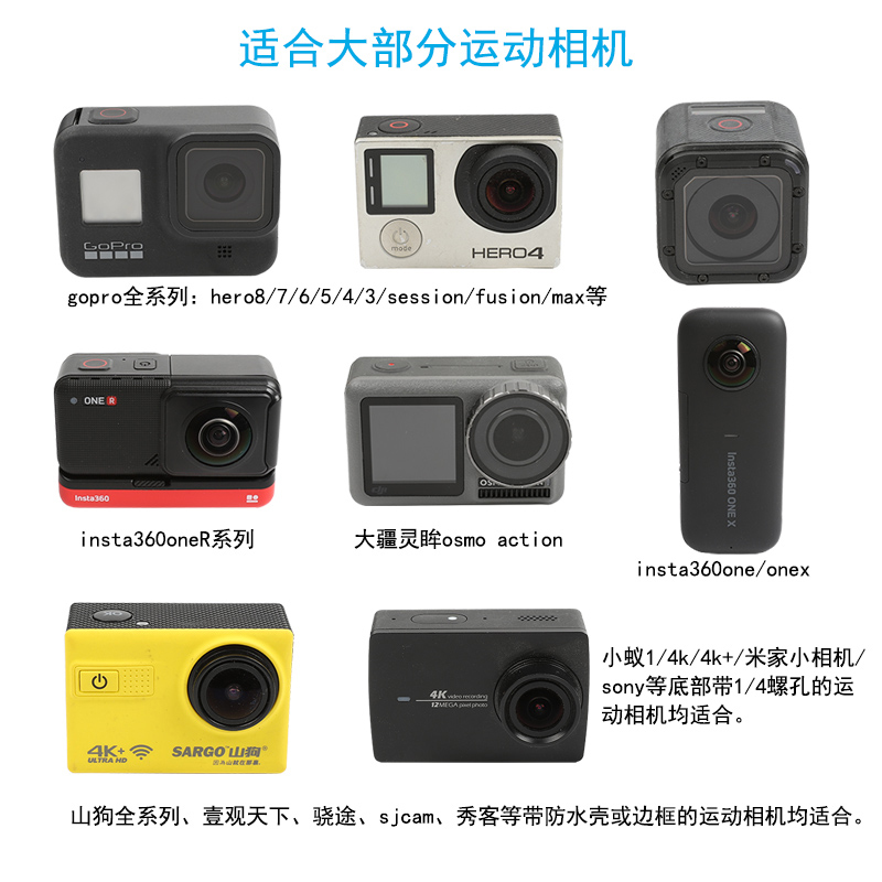 适用于insta360 one RS自行车头盔绑带固定支架gopro10/9骑行配件-图1