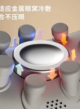 2025新款眼部按摩器冷热敷快速转换眼部按摩仪充电眼睛按摩护眼仪