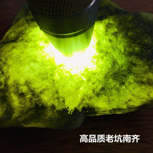 缅甸天然老坑翡翠原石玉石后江南齐冰种也木西 - 图0