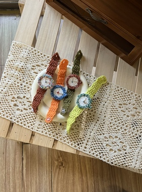 复古原创情侣手工编织闺蜜手环