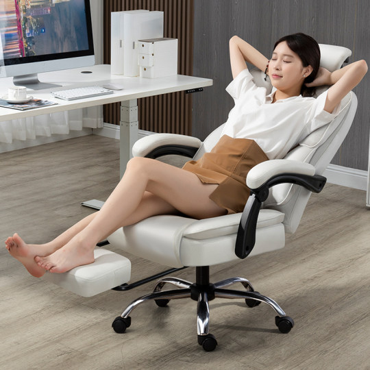 电脑椅舒适久坐家用办公椅主播可躺可升降椅人体工学椅休闲电竞椅