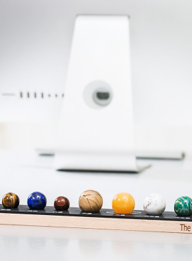 太阳系九大行星天然能量水晶矿石