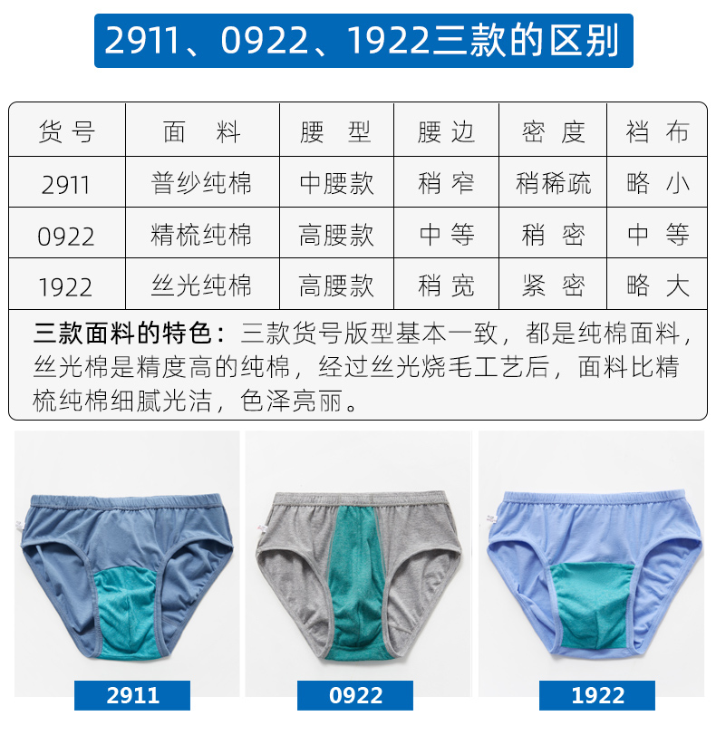 AB男内裤三角裤纯棉高腰抗菌档全棉宽松大码爸爸中老年ab短裤0922,淘宝优惠券,粉丝福利购,淘宝优惠卷