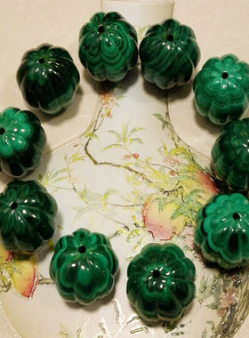 天然手串吊坠水晶南瓜珠包邮