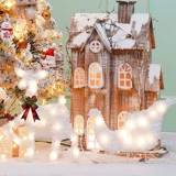 Рождественский легкий автомобиль оленей, железный артиллерия маленький набор оленей