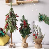 Рождественское украшение маленькая рождественская елка отвар на рабочее столик