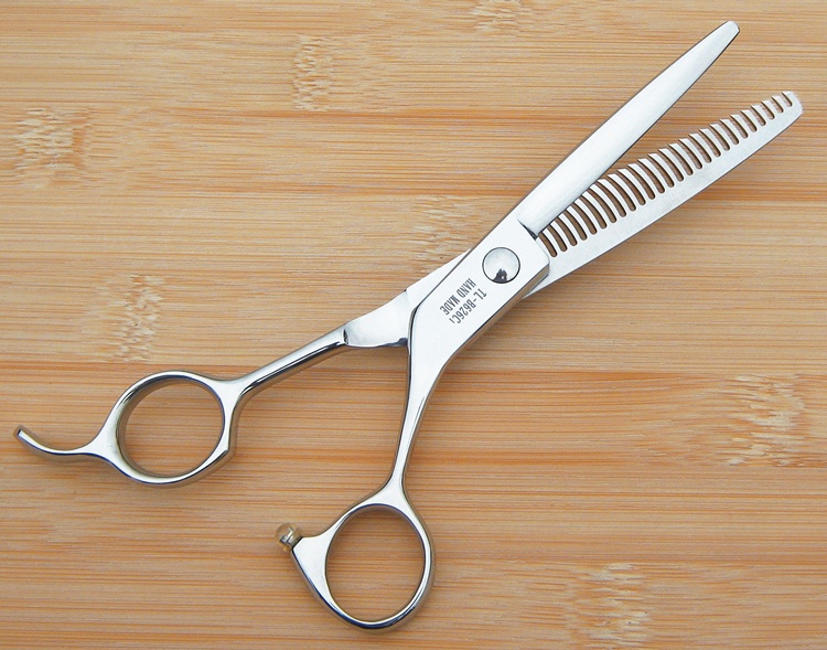 正品BOANG专业发廊美发工具理发剪刀鹿角30齿男发去量35%打薄牙剪