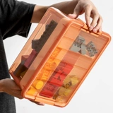 Lego, конструктор, коробка для хранения, игрушка, прозрачный ящик для хранения, сортировка, мелкие частицы