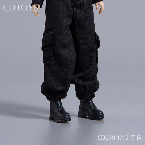 现货cdtoys 1/6 1/12 cd078 cd079工装鞋百搭厚底户外登山登山鞋 - 图2