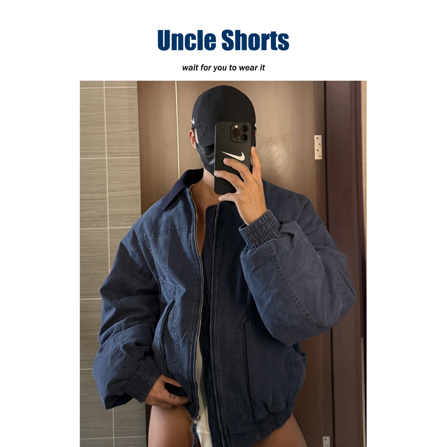 Uncle Shorts美式复古Oversize棒球夹克男保暖内胆羽绒服保暖外套,淘宝优惠券,粉丝福利购,淘宝优惠卷