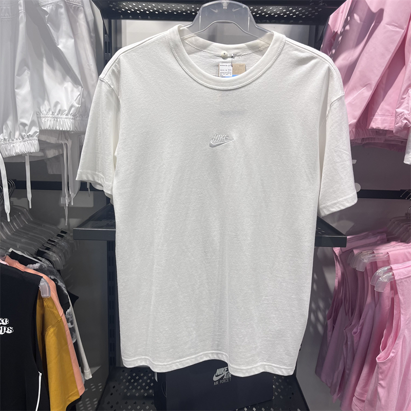 正品Nike/耐克男子短袖夏季运动休闲透气圆领半袖T恤DO7393-100 - 图1