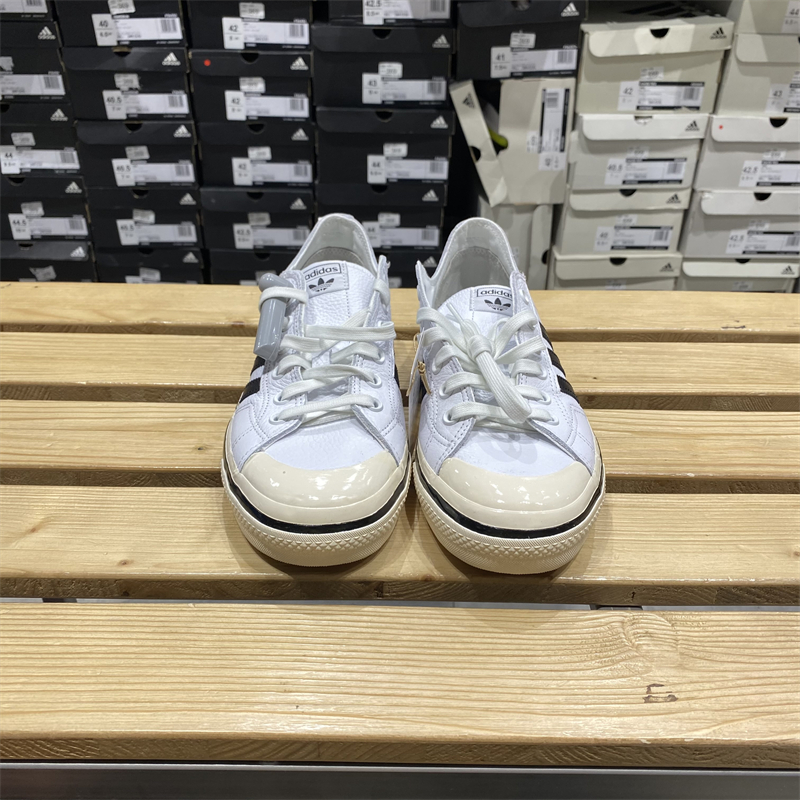 Adidas阿迪达斯NIZZA RF 74男女同款低帮轻便运动休闲板鞋GX1951-图0