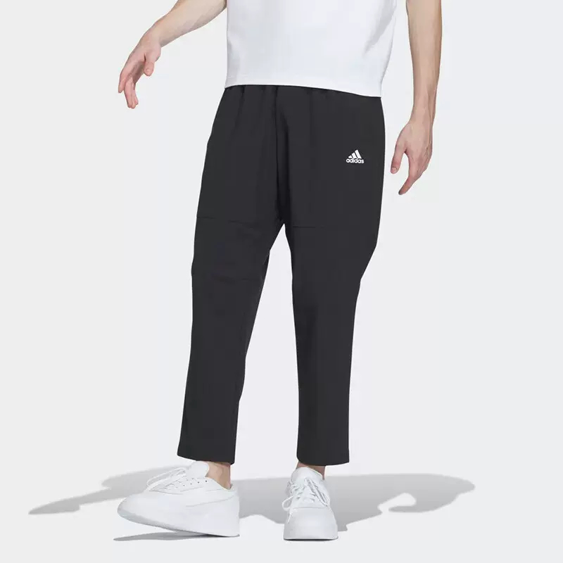 正品Adidas/阿迪达斯男子春季运动宽松百搭时尚休闲直筒裤IT3981-图3