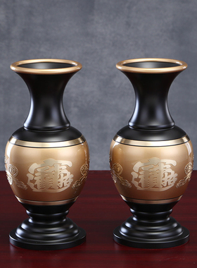 台湾全铜香炉家用佛前供果果盘招财供杯供佛花瓶供灯佛具用品套装