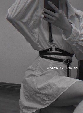 女休闲皮革捆绑瘦身腰带背带