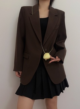 一款两用贝壳包项链长斜跨包配饰