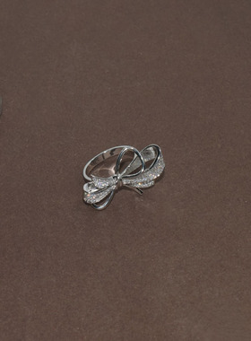 轻奢高级感微镶开口小众设计戒指