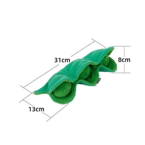 狗狗豌豆嗅闻玩具磨牙球藏食慢食发声解闷可洗柯基拉不拉多边牧