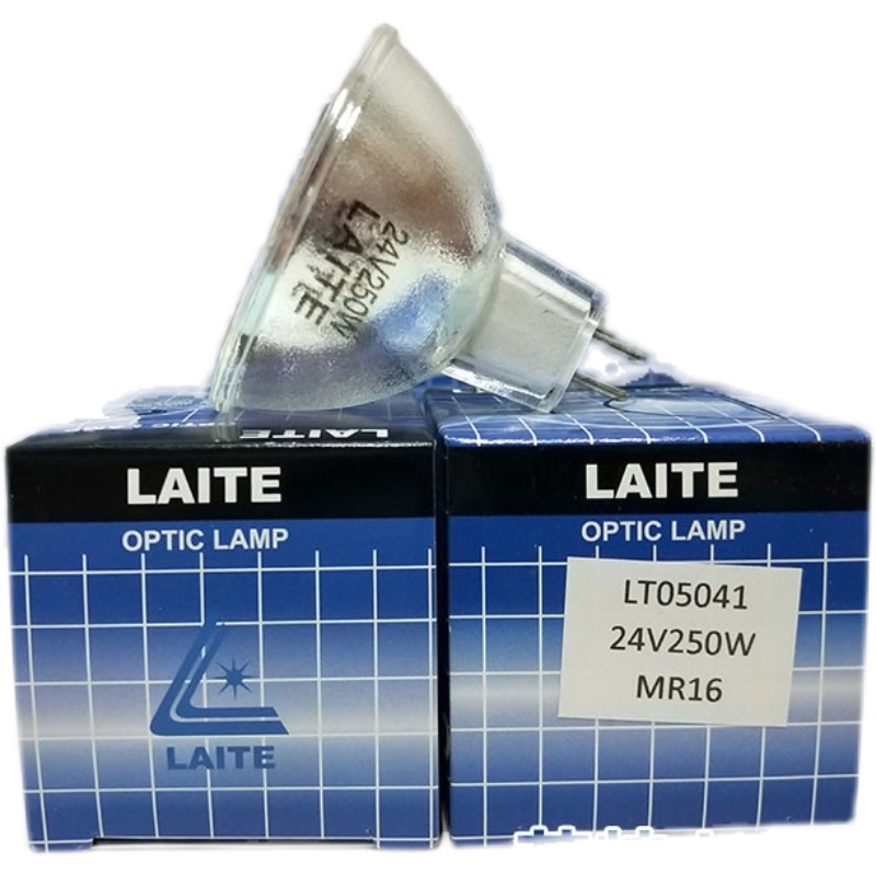 莱特灯杯LAITE杯灯6V 12V 24V显微镜投影仪灯泡光源卤钨灯现货 - 图0