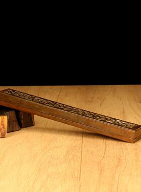 黄铜合金线香香盒复古镂空香盒客厅