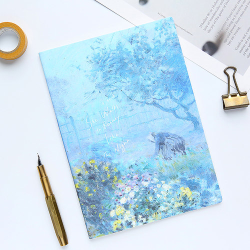 初品/英语本车线本 创意唯美复古小清新学生四线三格单词作业簿学习记事本文具笔记本子B5 - 图2