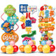 Children's Day classroom decoration with KT board balloons for photo taking