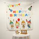 Baby first birthday decoration hanging cloth