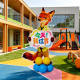 Kindergarten 61 Crazy Zootopia Balloon Column