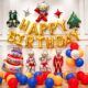 Ultraman themed boy's first birthday scene