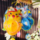 Lantern Festival lanterns children's handmade diy production materials cartoon Ultraman Kuromi glowing hand-held flower lanterns