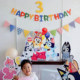 Bluey 3rd Birthday Party Balloon KT Board