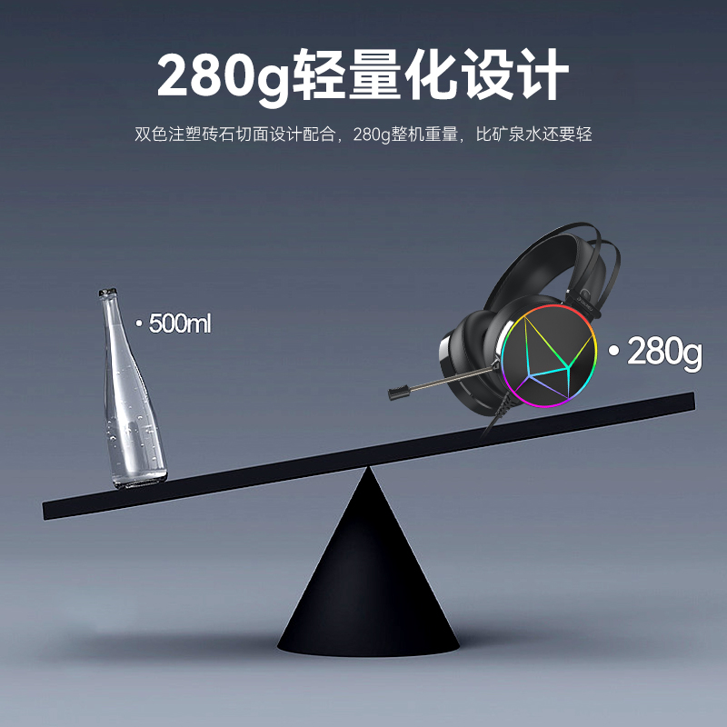 Daryou EH722 gaming headset listening position