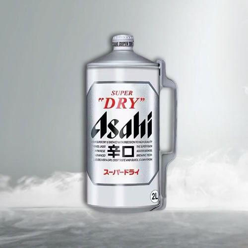 【HENRY刘宪华代言】Asahi朝日超爽生啤酒2L桶装日本原装进口黄啤 - 图0
